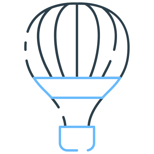 globo aerostático icono gratis