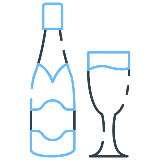 champán icono gratis