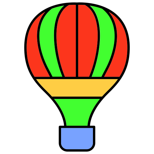 globo aerostático icono gratis
