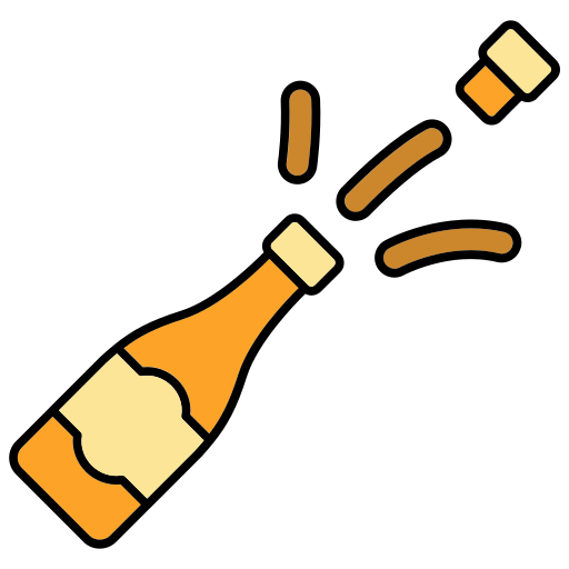 champán icono gratis