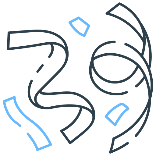 Streamers free icon Streamers free icon