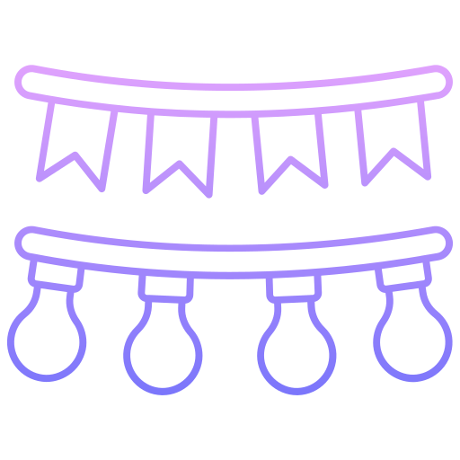 festón icono gratis