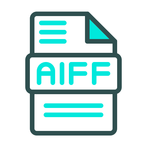 aiff icono gratis