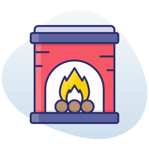Fireplace free icon Fireplace free icon
