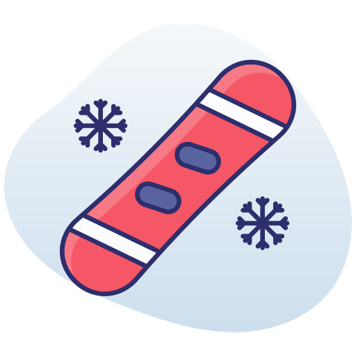 Snowboard free icon