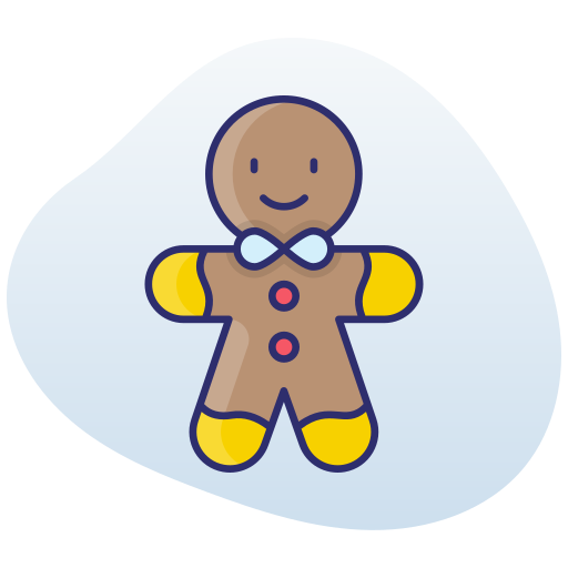 Gingerbread man free icon Gingerbread man free icon