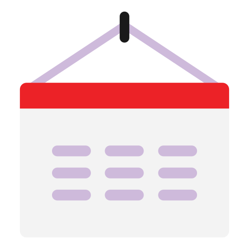 fecha del calendario icono gratis