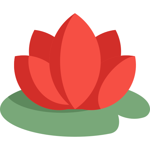 Lotus Flower Special Flat Icon 8432