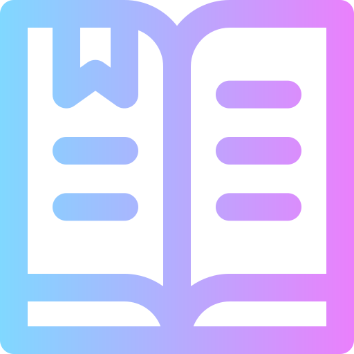 libro abierto icono gratis