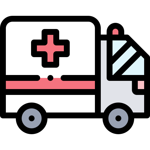 Ambulância grátis ícone Ambulância grátis ícone