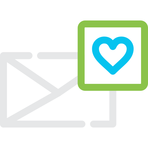 carta de amor icono gratis