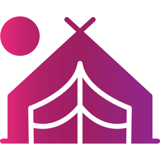 cámping icono gratis