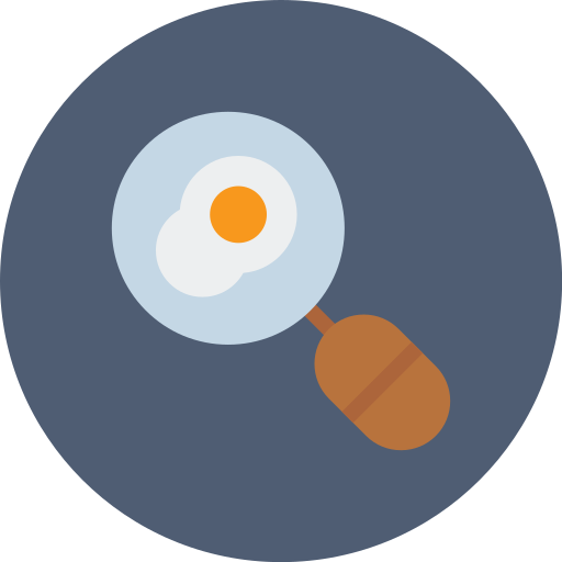 Fried egg free icon Fried egg free icon