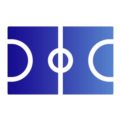 cancha de baloncesto icono gratis