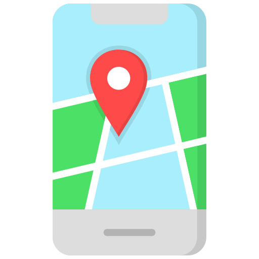 gps móvil icono gratis