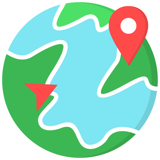 geographisches positionierungs system kostenlos Icon