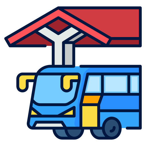 Bus station free icon