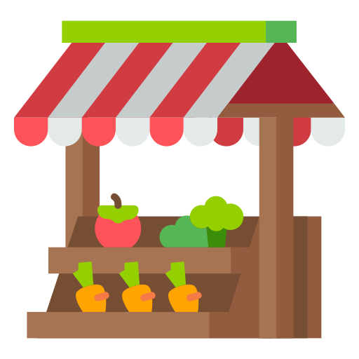 tienda de verduras icono gratis