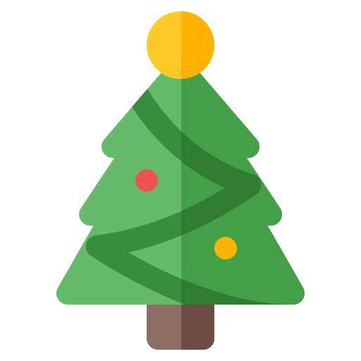 árbol de navidad icono gratis