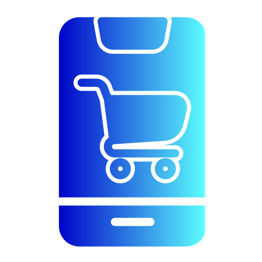 compras desde el móvil icono gratis