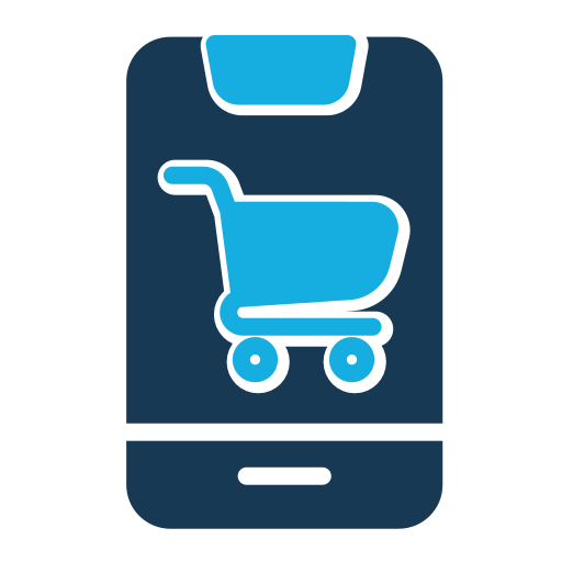 compras móveis grátis ícone compras móveis grátis ícone