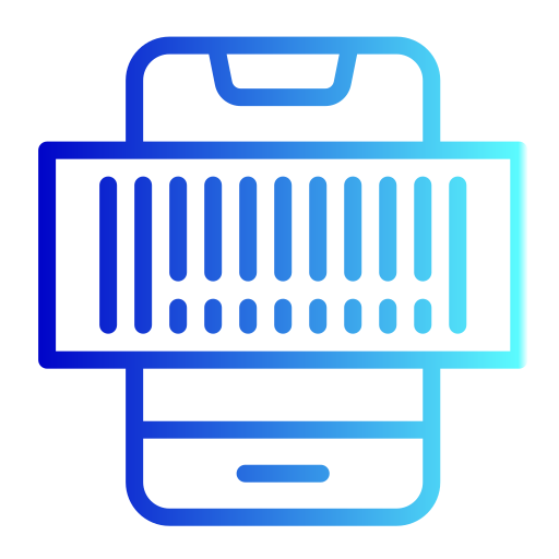 escáner de código de barras icono gratis