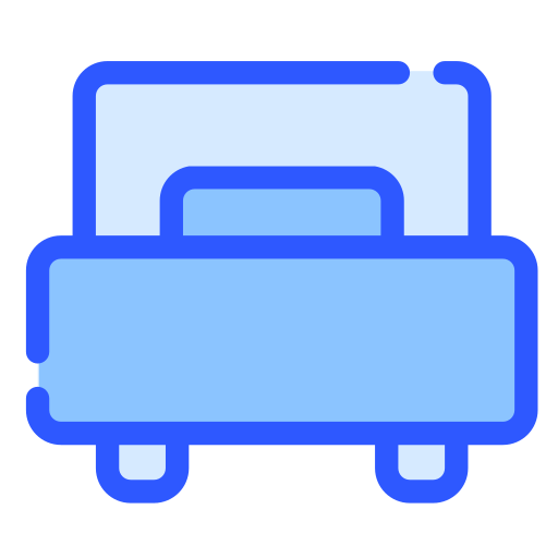 cama individual icono gratis