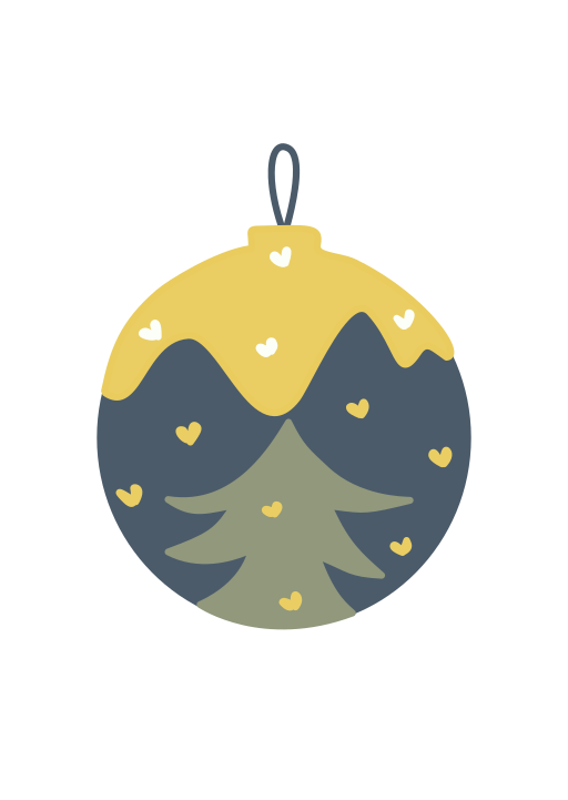 Christmas ball free icon