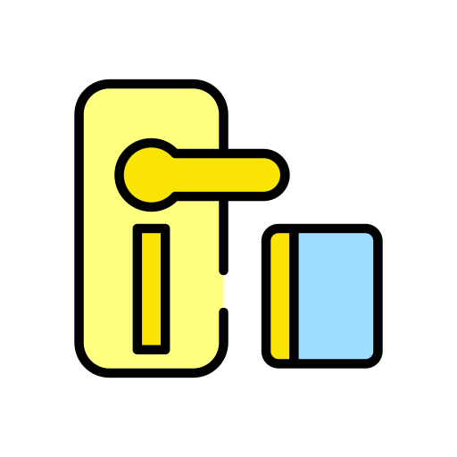 tarjeta llave del hotel icono gratis