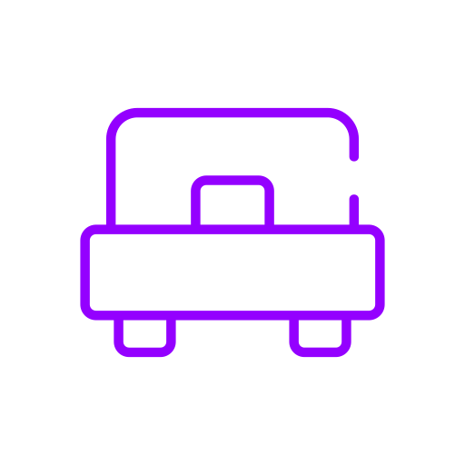 cama individual icono gratis