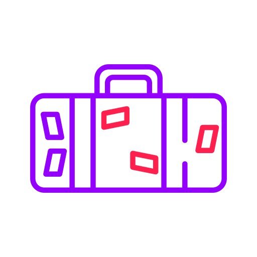 Дорожная сумка бесплатно иконка