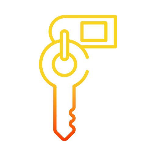 llave del hotel icono gratis
