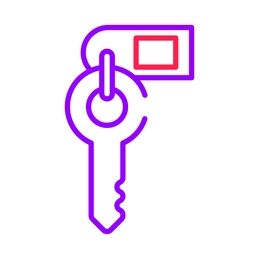 llave del hotel icono gratis