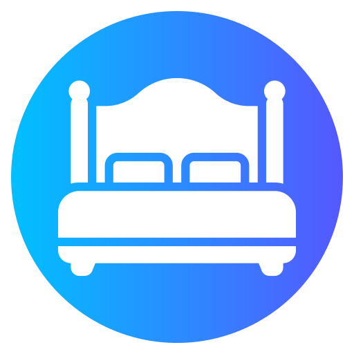 Double bed free icon Double bed free icon