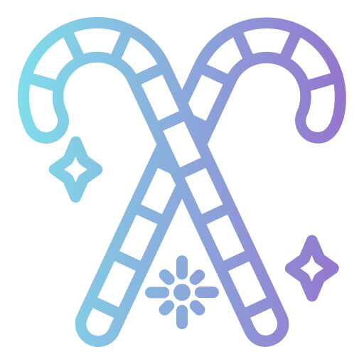 bastón de caramelo icono gratis