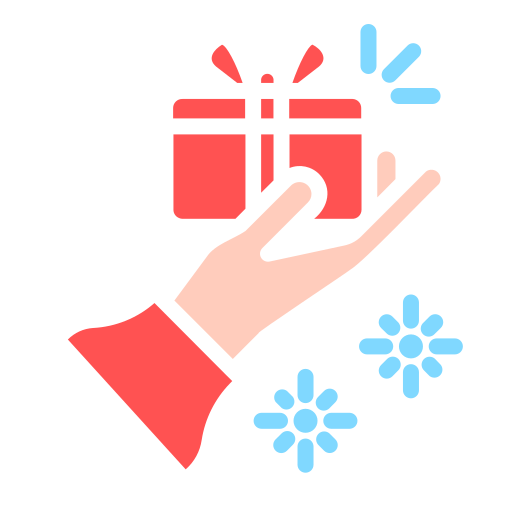 caixa de presente grátis ícone