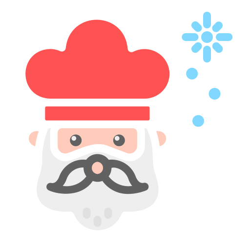 papá noel icono gratis