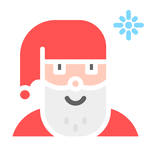 papá noel icono gratis