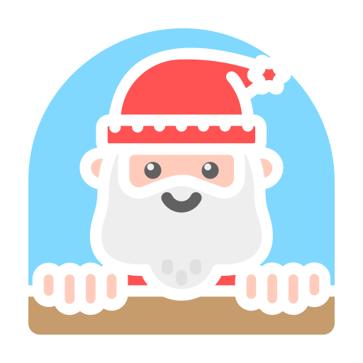 papá noel icono gratis