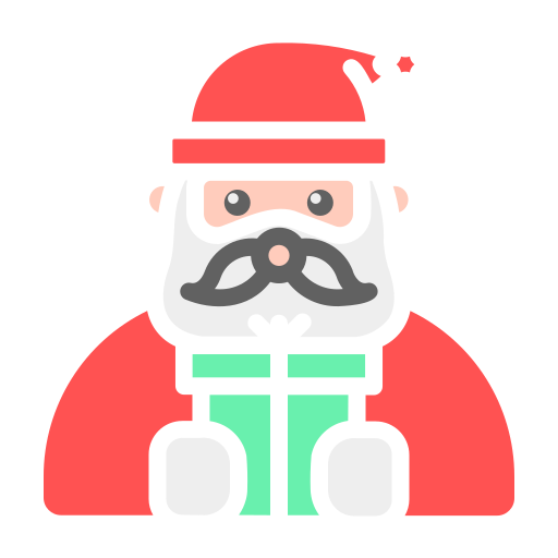 papá noel icono gratis