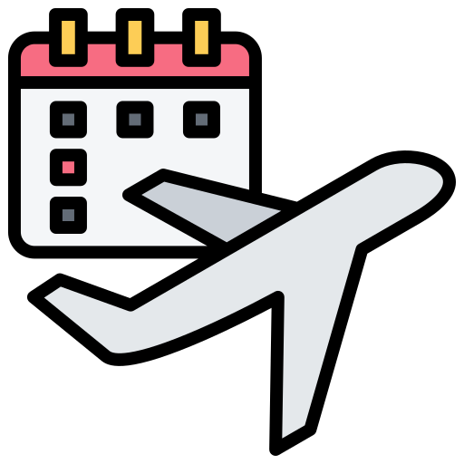 plan de vuelo icono gratis