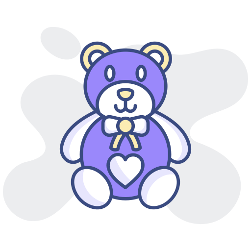 amor de osito de peluche icono gratis