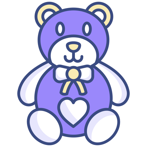 amor de osito de peluche icono gratis