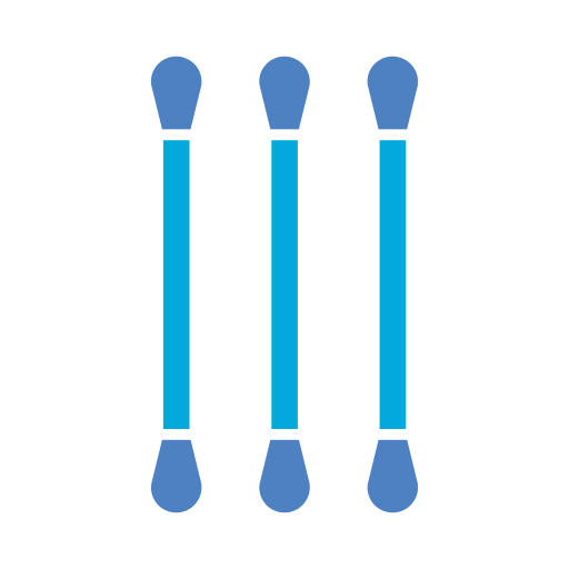 bastoncillo de algodón icono gratis