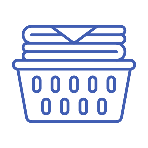 cesta de lavandería icono gratis