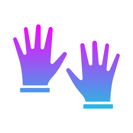 guantes de limpieza icono gratis