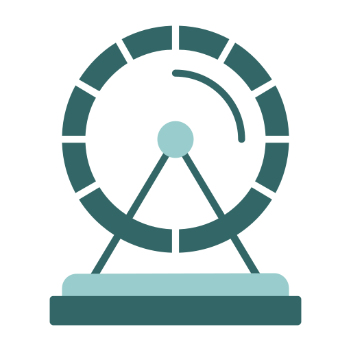 rueda de hámster icono gratis