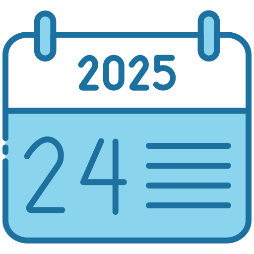 2025 Icône gratuit 2025 Icône gratuit