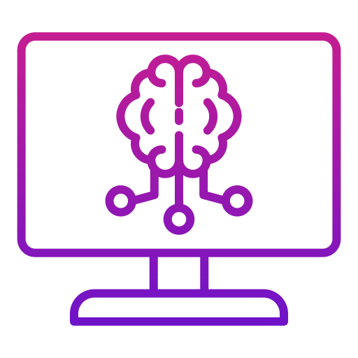 aprendizaje automático icono gratis