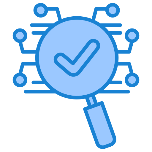 investigación de inteligencia artificial icono gratis